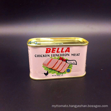 halal canned 198g tin with easy open Chicken Beef Luncheon Meat,Beef Buy food